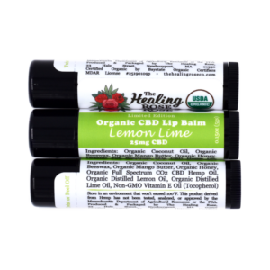 Organic Lemon Lime Lip Balm | limited edition | 25mg CBD