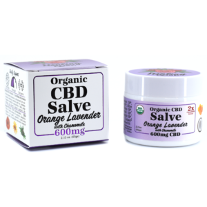 Organic Orange Lavender CBD Salve | 2x Potency