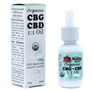 Organic Full Spectrum CBG:CBD Oil | 1:1 | 1200mg