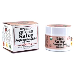 Organic Peppermint Spice CBD CBG Salve | 4x Potency